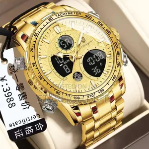 POEDAGAR Executive Series Men’s Luminous Multi-Function Quartz Watch