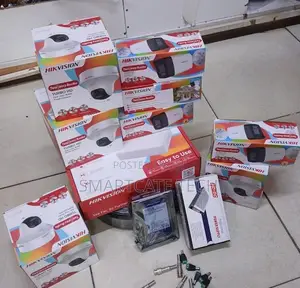 Hikvision 8CH CCTV Kit – 4 Dome + 4 Bullet, 2-Way Audio Siren