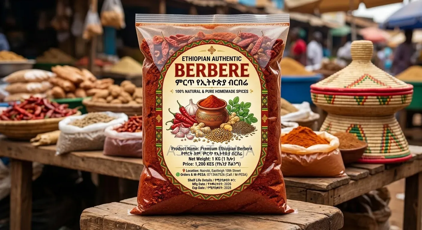 Pure Ethiopian Berber or Chilli Powder