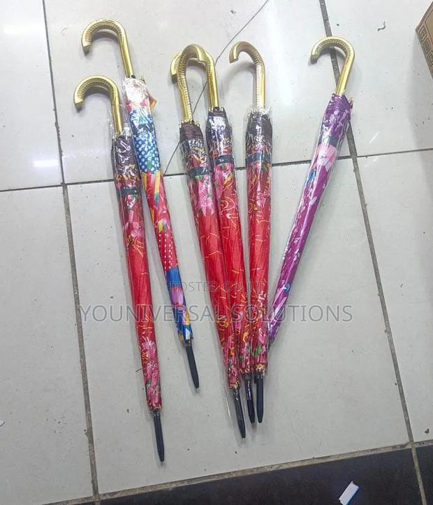 Flowered Umbrellas, Black Umbrellas