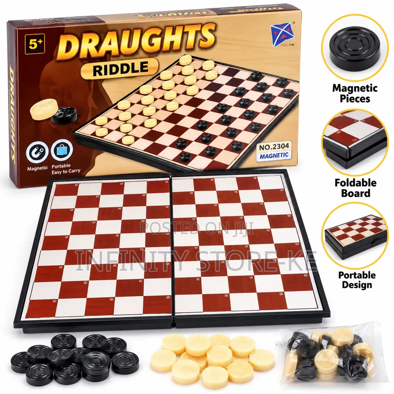 Checkers Board Game/Draughts
