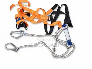 Full-Body Safety Harness With a Double-Hook