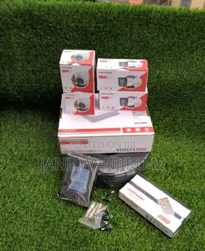 Hikvision 4 Camera HD Smart Hybrid CCTV Kit With Night Vision