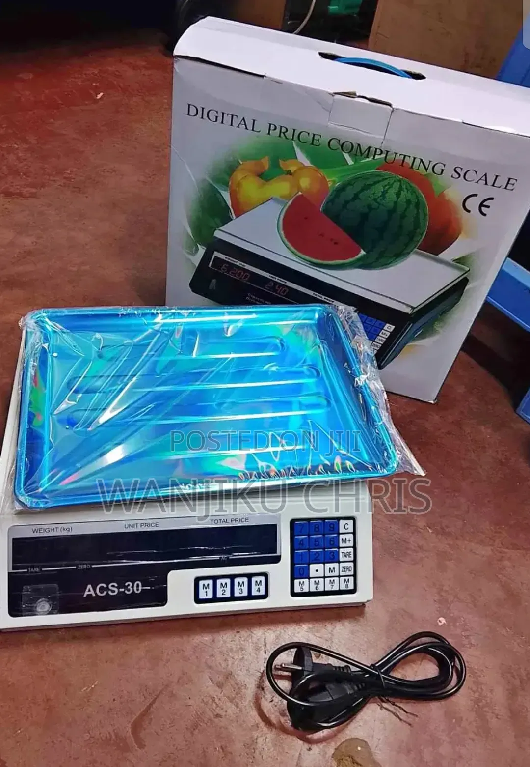 Acs 30 Digital Computing Scale 30kgs