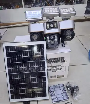 V380 Triple Lens Outdoor Solar Camera 4G SIM Card Night Vision