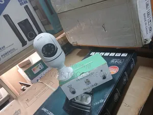 360° Panoramic PTZ WiFi Bulb Security Camera