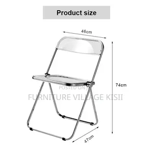 Office Chair; Stackable Foldable Plastic Office Chair