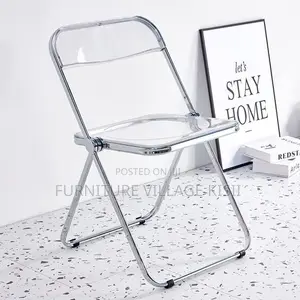 Office Chair; Stackable Foldable Plastic Office Chair
