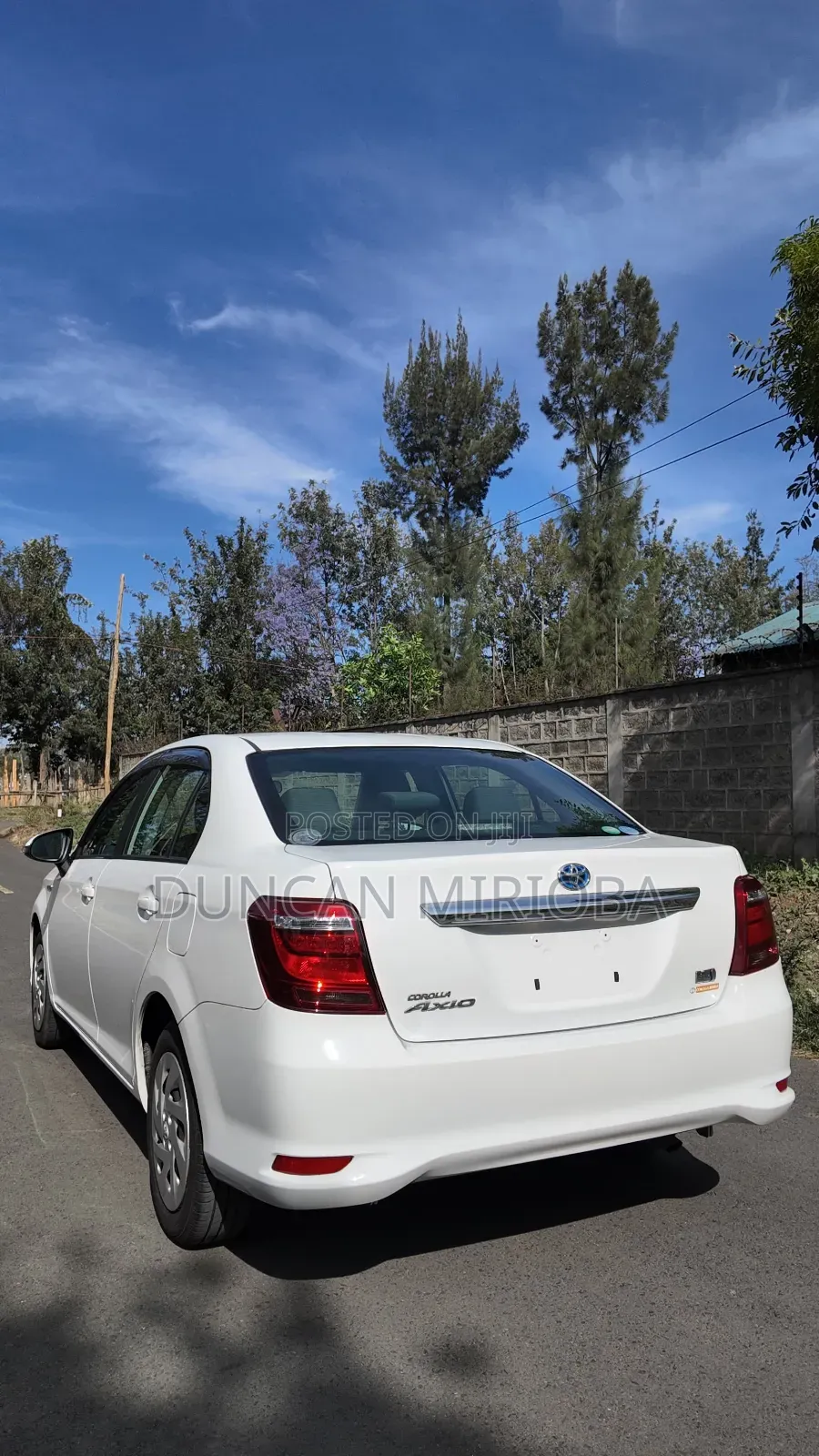 Toyota Axio 2019 White