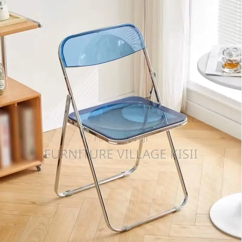 Office Chair; Stackable Foldable Plastic Office Chair