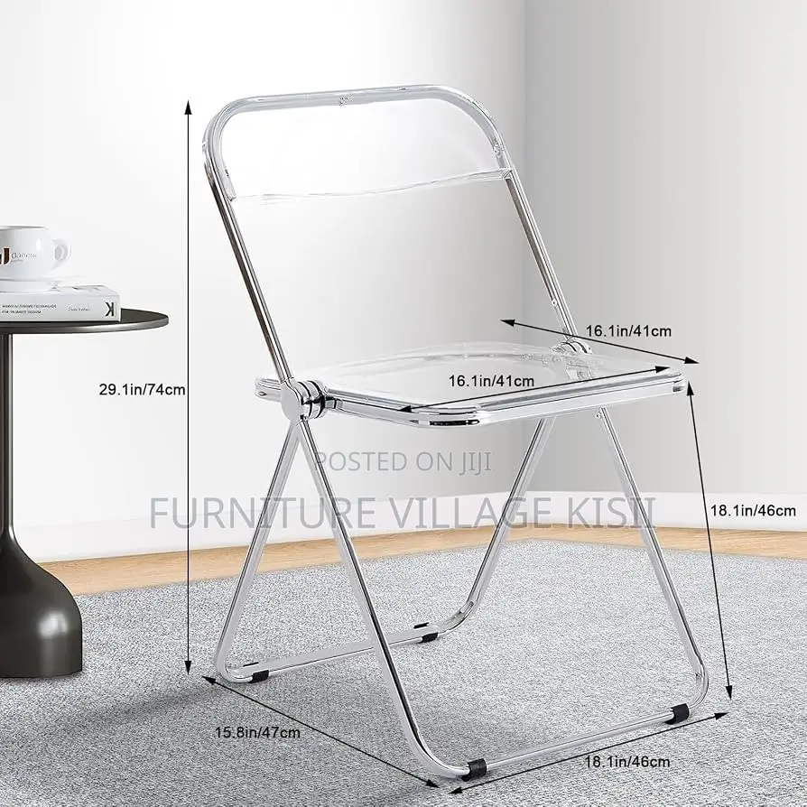 Office Chair; Stackable Foldable Plastic Office Chair