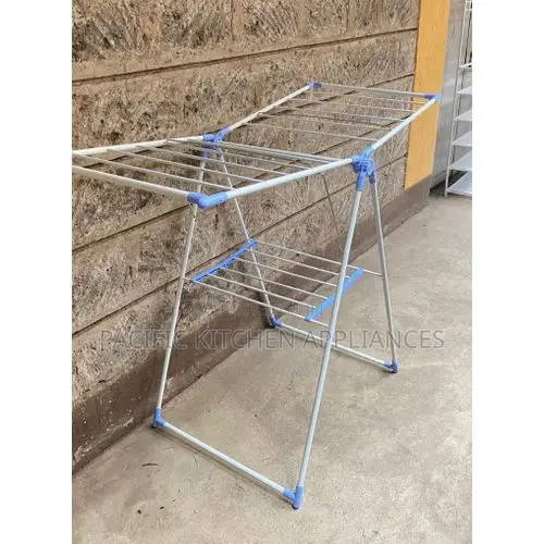 Foldable/Portable Clothes Drying and Hanging Rack(Assembled)