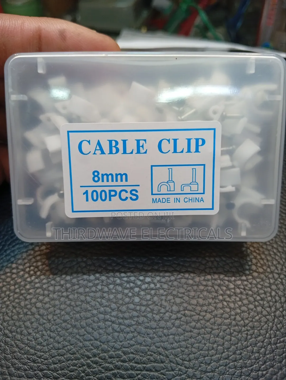 8 Mm Cable Clips Round