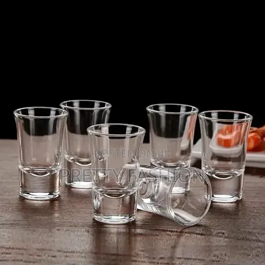 6pcs Tot Glass 30Ml Eqch