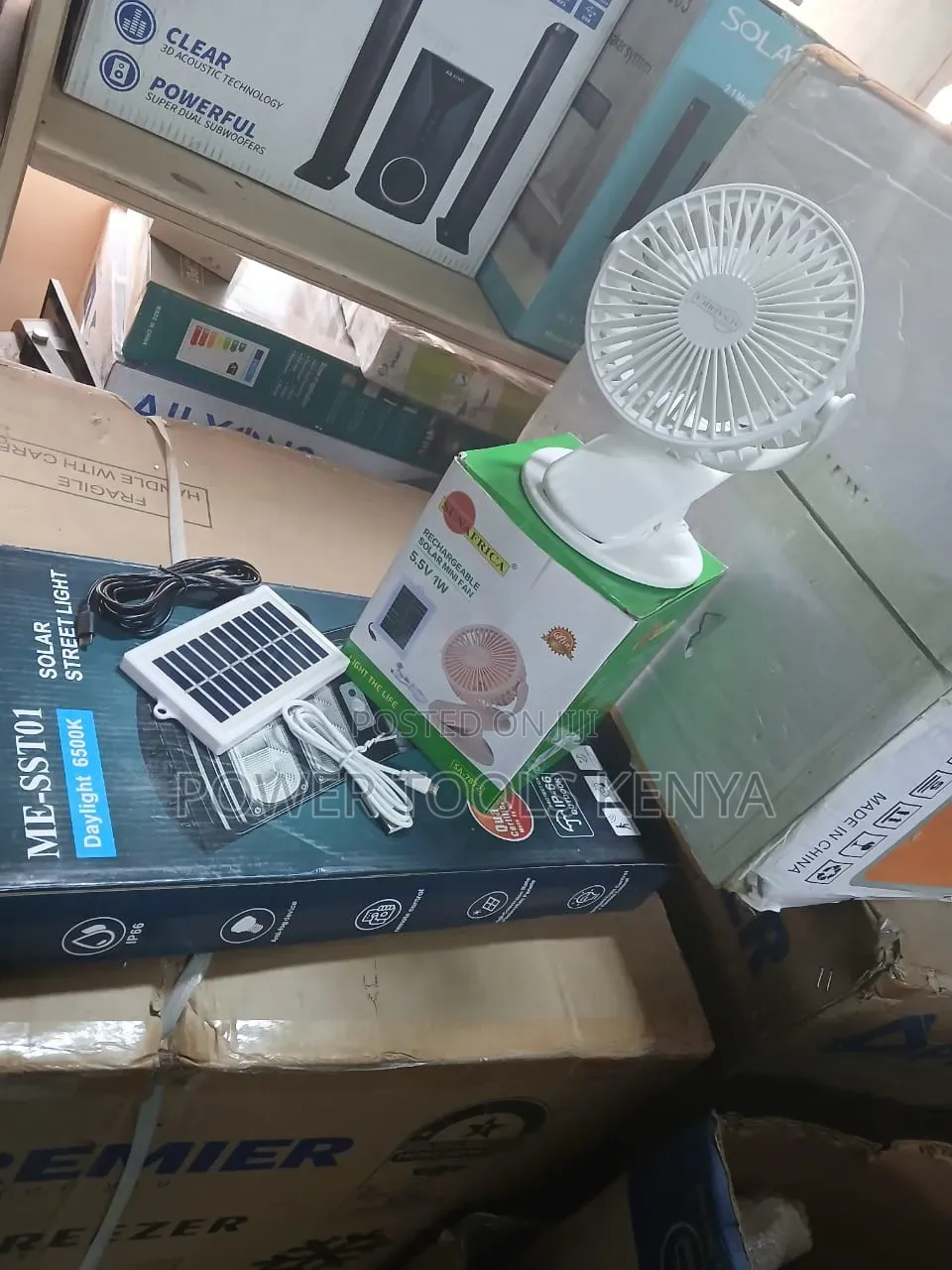 Rechargeable Solar Mini Fan