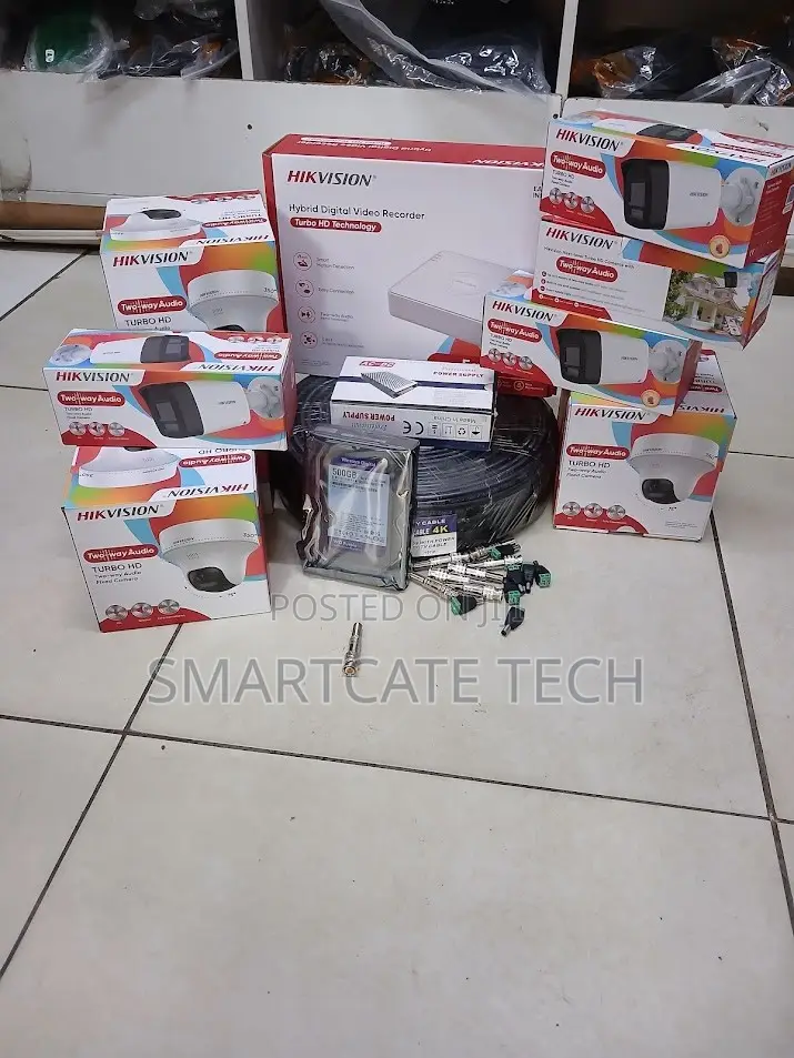 Hikvision 8 Channel CCTV System – 4 Dome 4 Bullet With Audio