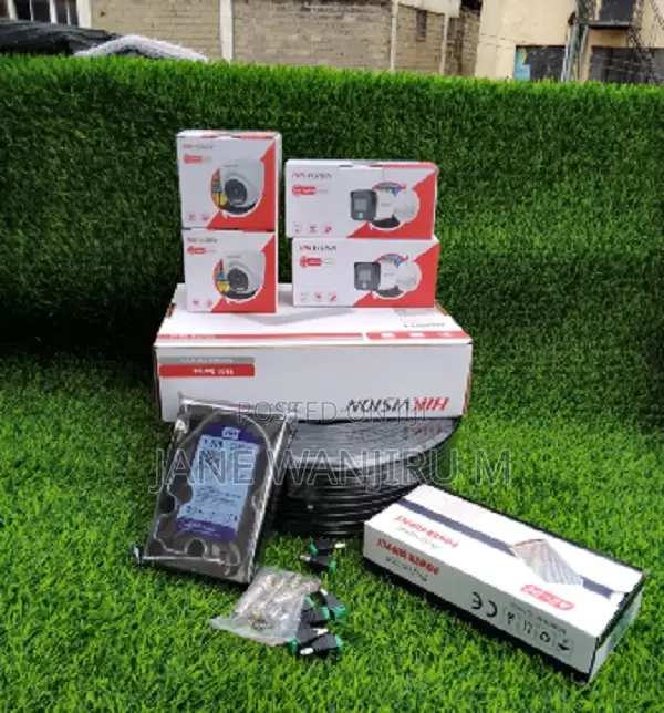 Hikvision 4CH 2MP Professional Smart Hybrid CCTV System