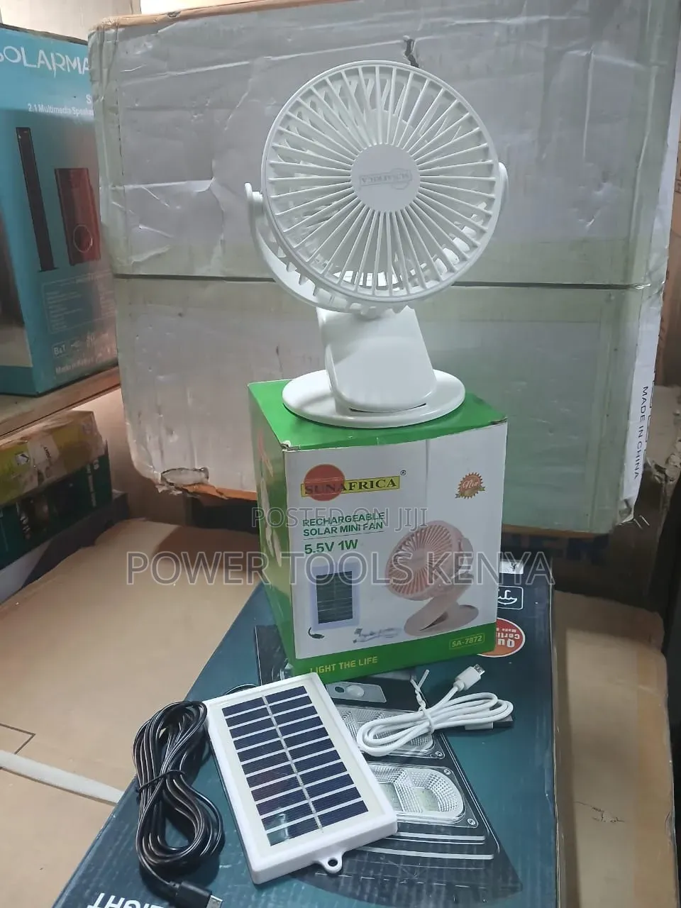 Rechargeable Solar Mini Fan