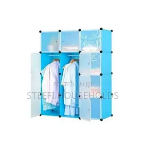 3 Column Plastic Wardrobe