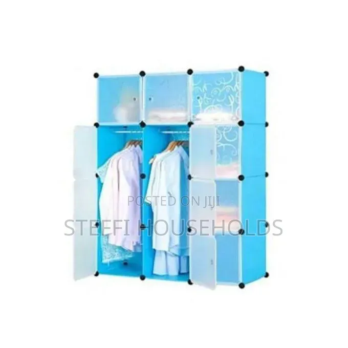 3 Column Plastic Wardrobe