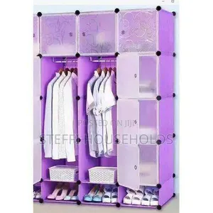 3 Column Plastic Wardrobe