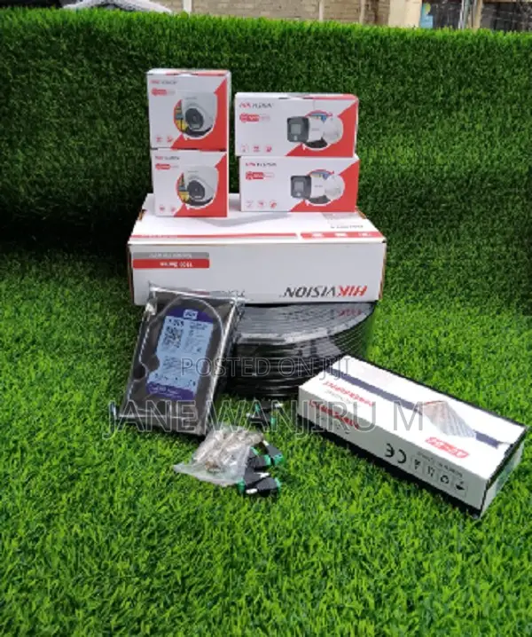 Hikvision 2MP HD 4 Camera Smart Hybrid Security Package