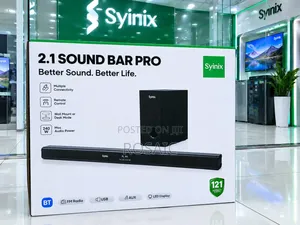 Syinix Soundbar Model SYN-Q120 Bluetooth USB/SD CARD Slot