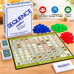 Family Sequence Card Game for Kids and Adults