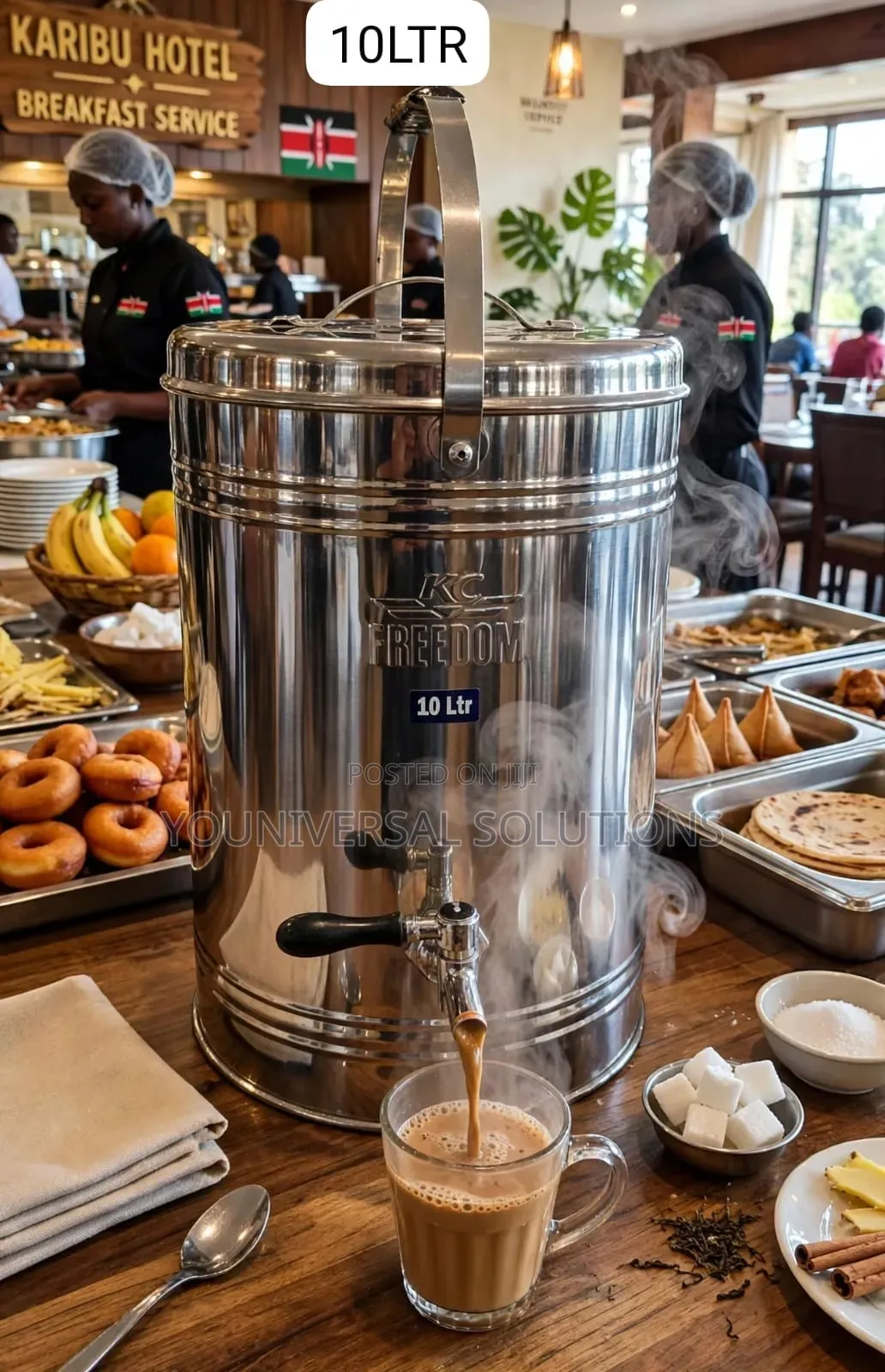 10litres Tea Urn Steel