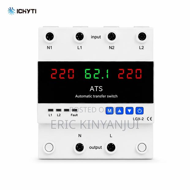 Automatic Transfer Switch - Single Phase 100A - main view