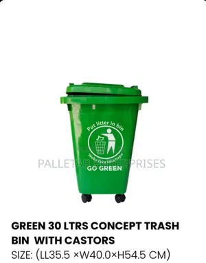 30Lheavy Duty Trash Bin With Pedal