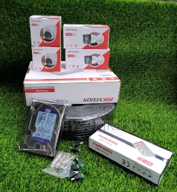 Hikvision 4 Channel 2MP Smart Hybrid Night Vision CCTV Kit