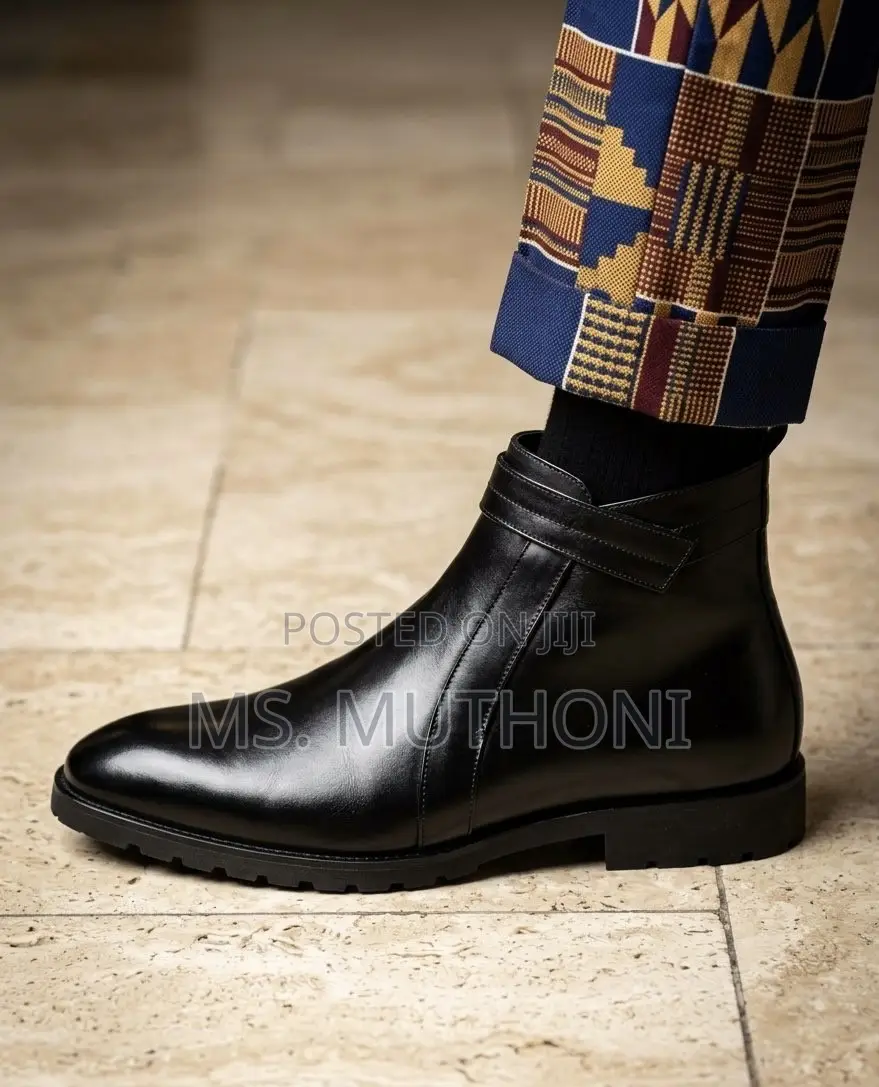 Ankle Length Executive Lug Boot Size 40-45