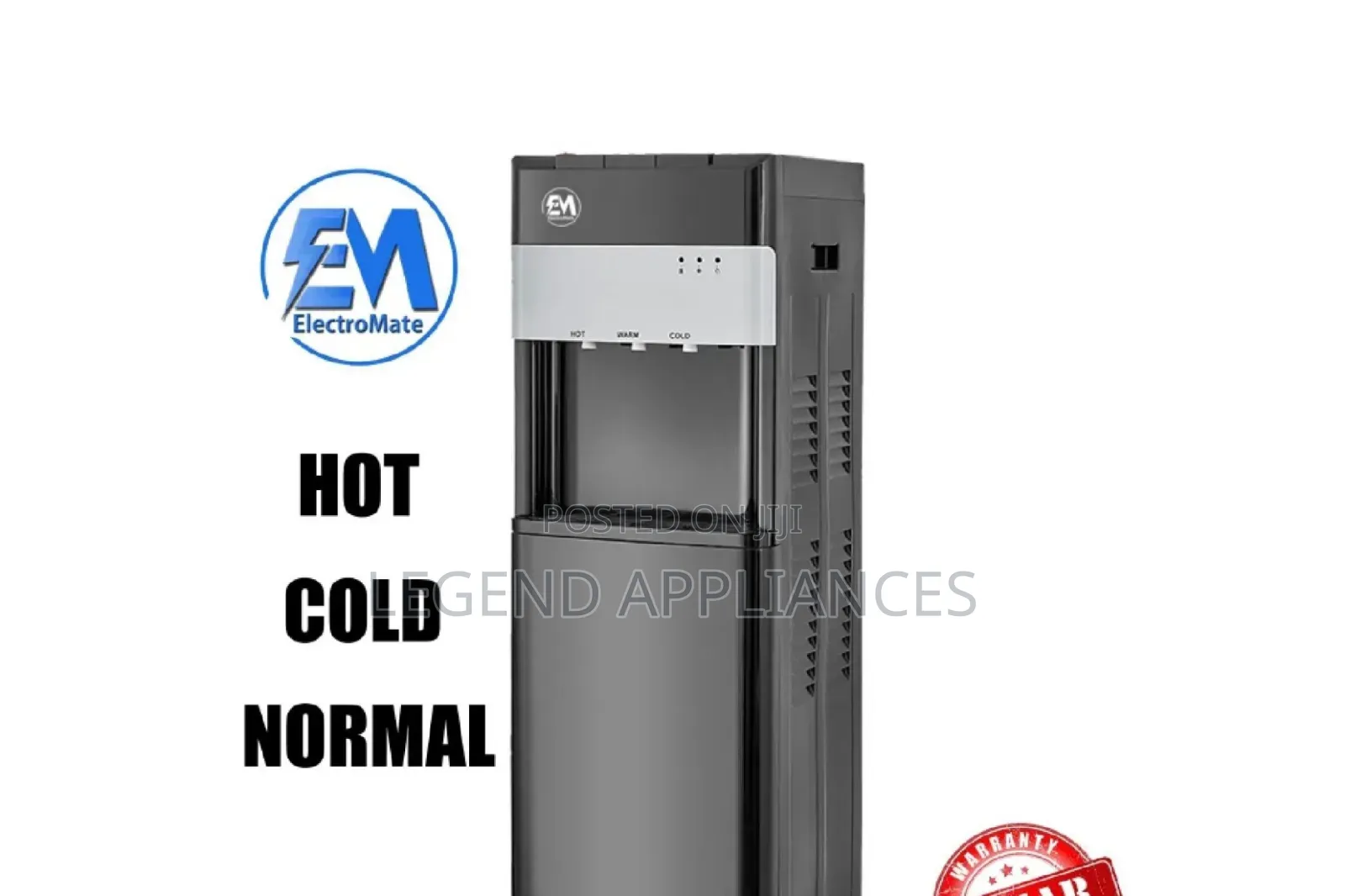 Electromate Bottom Load Water Dispensor Hot Normal and Cold