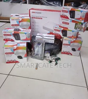 Hikvision 8CH Smart CCTV Kit – 4 Dome + 4 Bullet + 2-Way Audio
