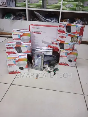 8CH Hikvision Security System – 4 Dome, 4 Bullet Alarm Siren