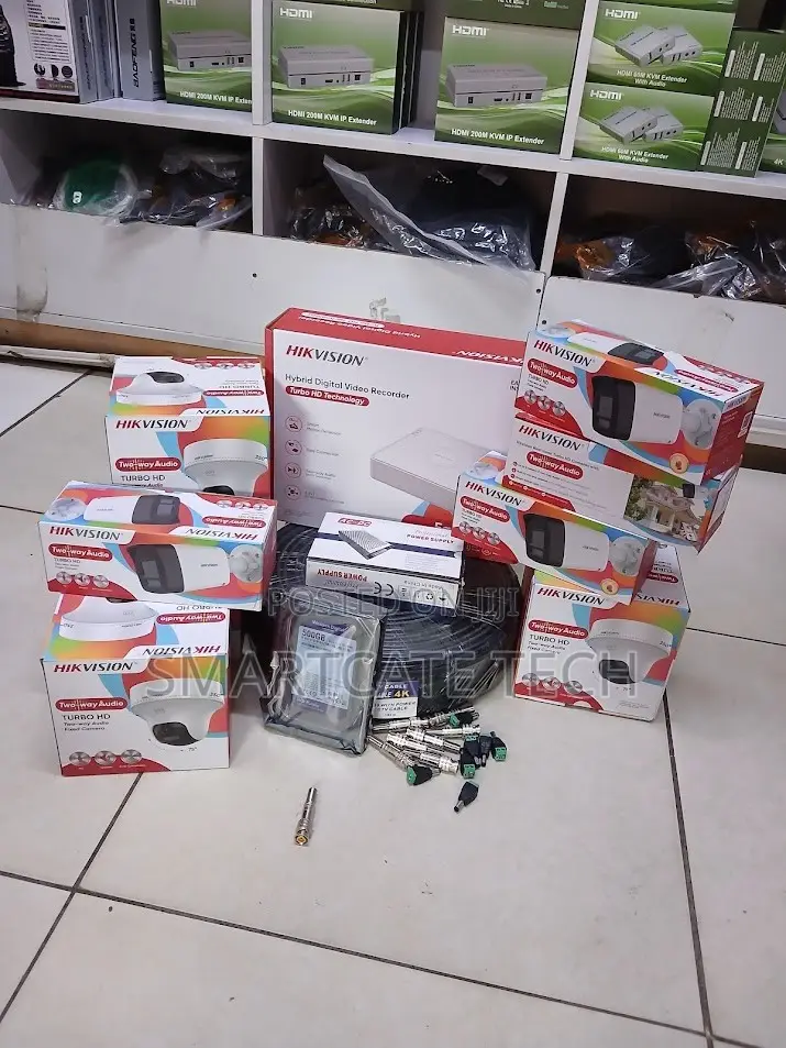 Hikvision CCTV Full Set 8CH – 4 Dome + 4 Bullet With 2-Way Audio