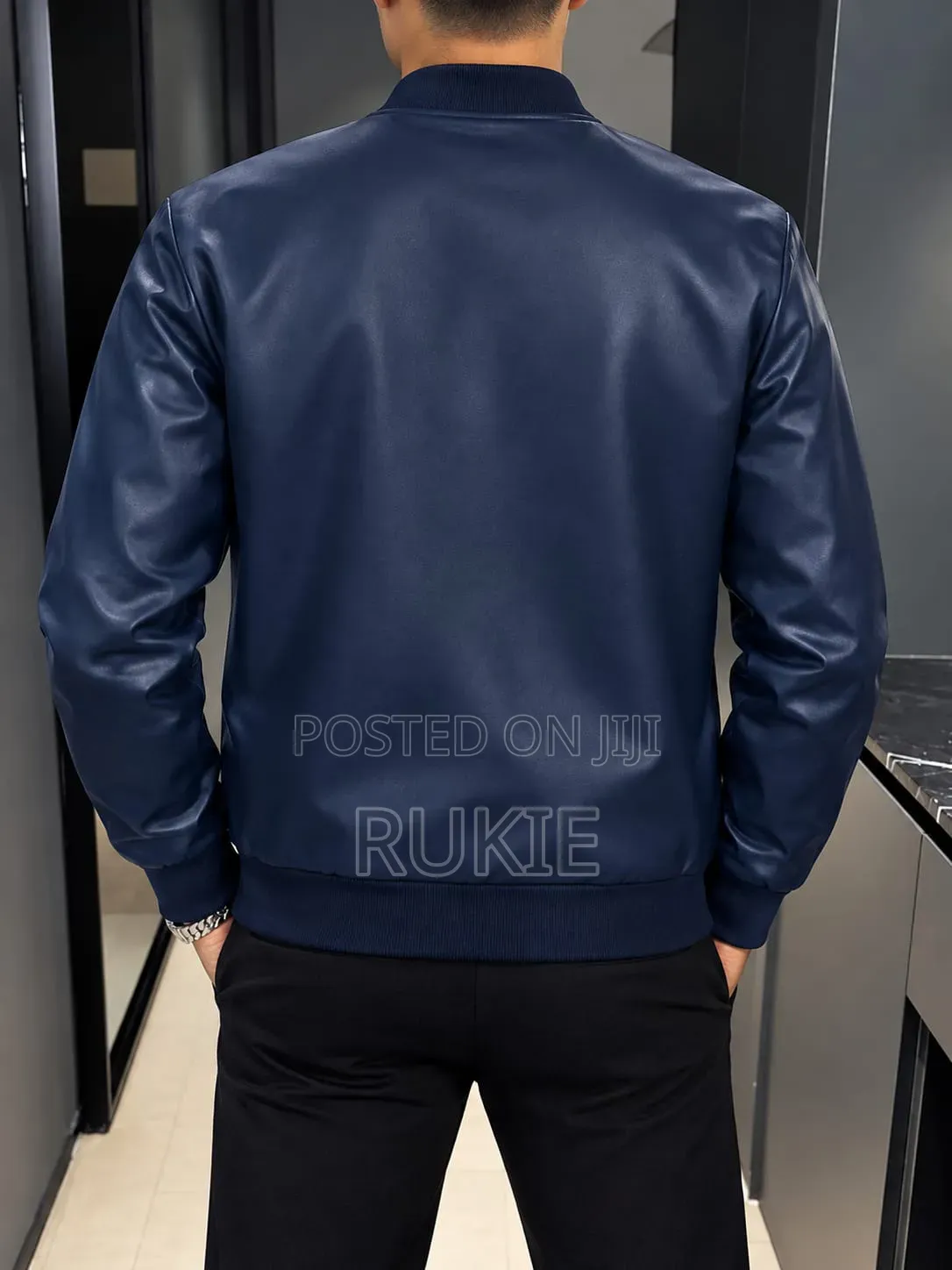 Plain Leather Jackets for Men