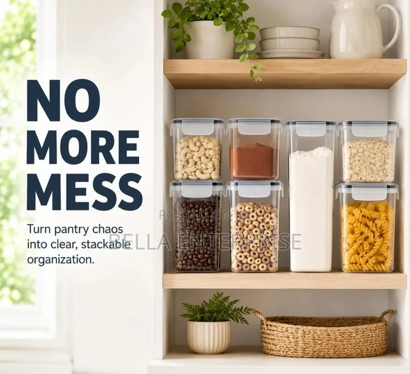 14-Piece Airtight Container Set14 PIECES, 4 SIZES*