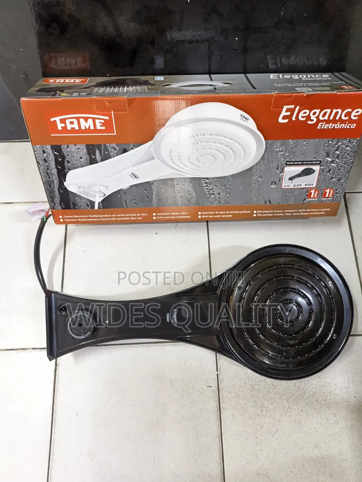 FAME Elegance Electronic Instant Shower Unit .