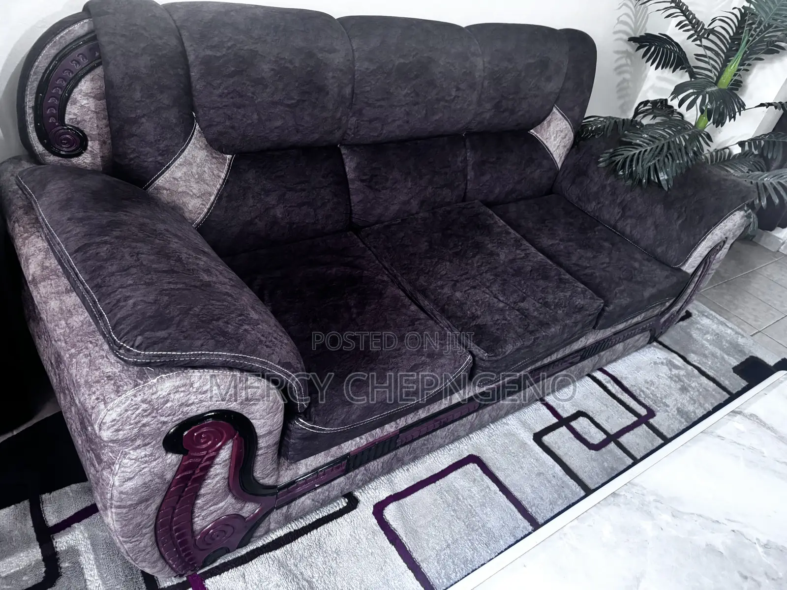 Marble Coffe Table , 2 Sofas (2 and 3 Seater)