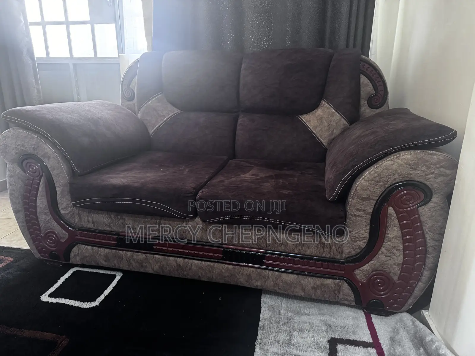 Marble Coffe Table , 2 Sofas (2 and 3 Seater)