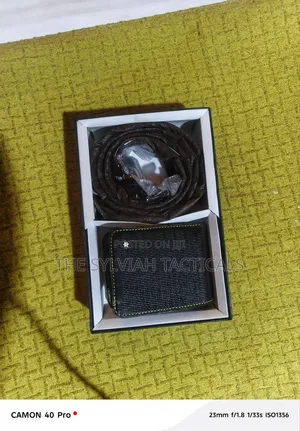 Mixed Brands Belt Wallet Sets