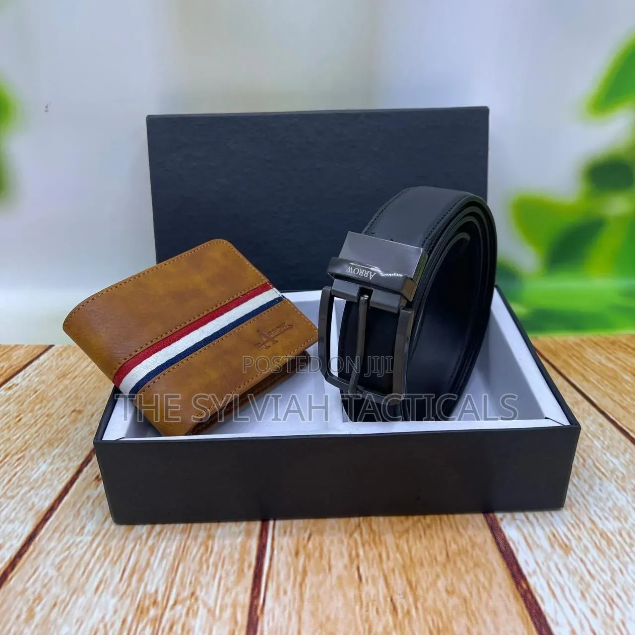 Mixed Brands Belt Wallet Sets