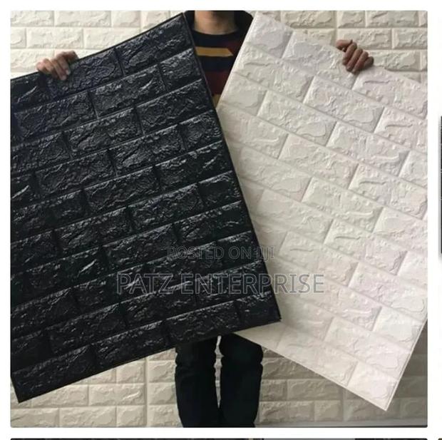 Foam With a 3d Brick Texture - main view