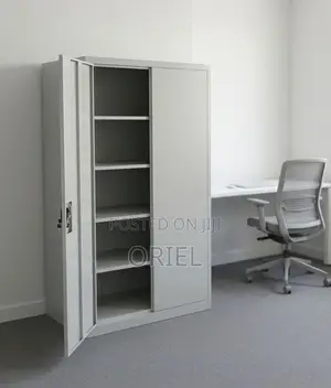 Office Cabinet : 2-Door Steel Metal Office Storage Cabinet