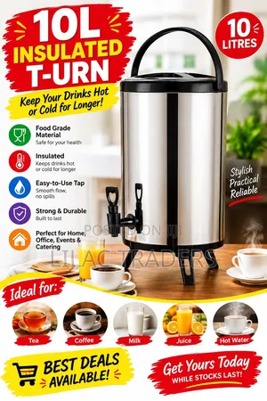 Insulated Tea -Urn(10ltrs) Je
