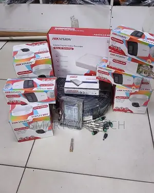 8 Camera Hikvision CCTV Kit – 4 Dome 4 Bullet With Alarm