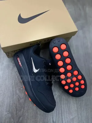 All Black Nike Mind X Airmax 1 Golf Sneakers