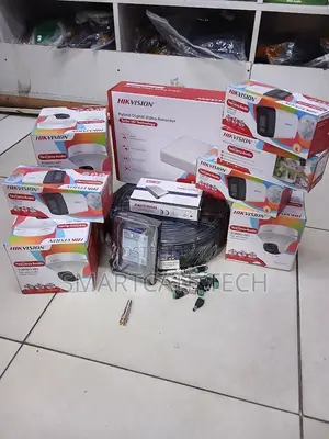 Hikvision 8CH Surveillance Kit – 4 Dome + 4 Bullet Audio Cameras